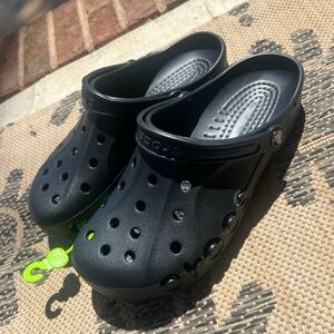 CROCS Baya Clogs, Women’s 11/Mens 9, Brand New, Black 🖤🖤🖤